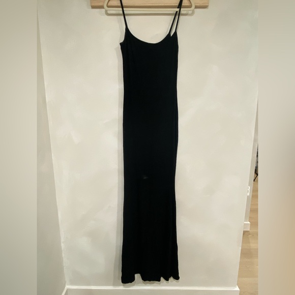 SKIMS Soft Lounge Long Slip Dress Onyx / Black Large - Picture 5 of 10